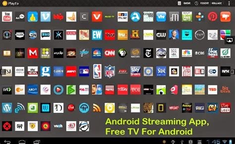TV apps for Android .